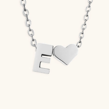 Mallory - Love Initial Letter Necklace