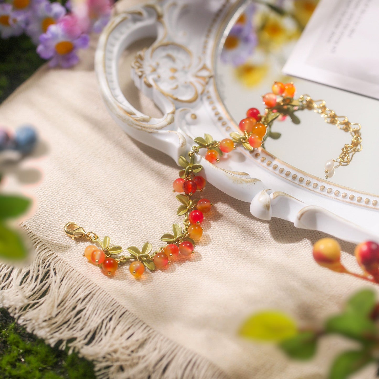 Maren - Berry Charm Bracelet