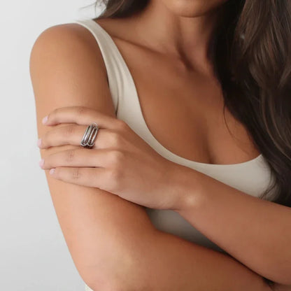 Ulrika - Diamond Ring Stack