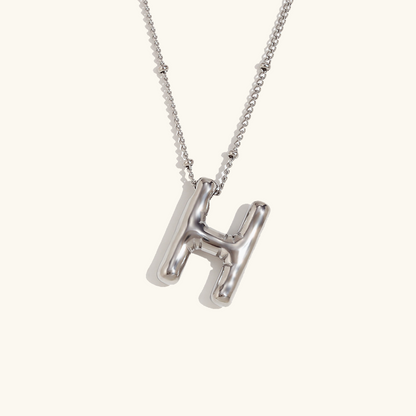 Arabella - Balloon Letter Initial Necklace