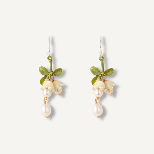 Eden - Lily Of The Valley Earrings & Bracelet