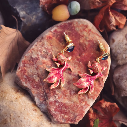 Lydia - Koi Dangle Earrings
