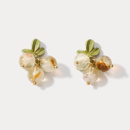 Leona - Gooseberry Stud Earrings