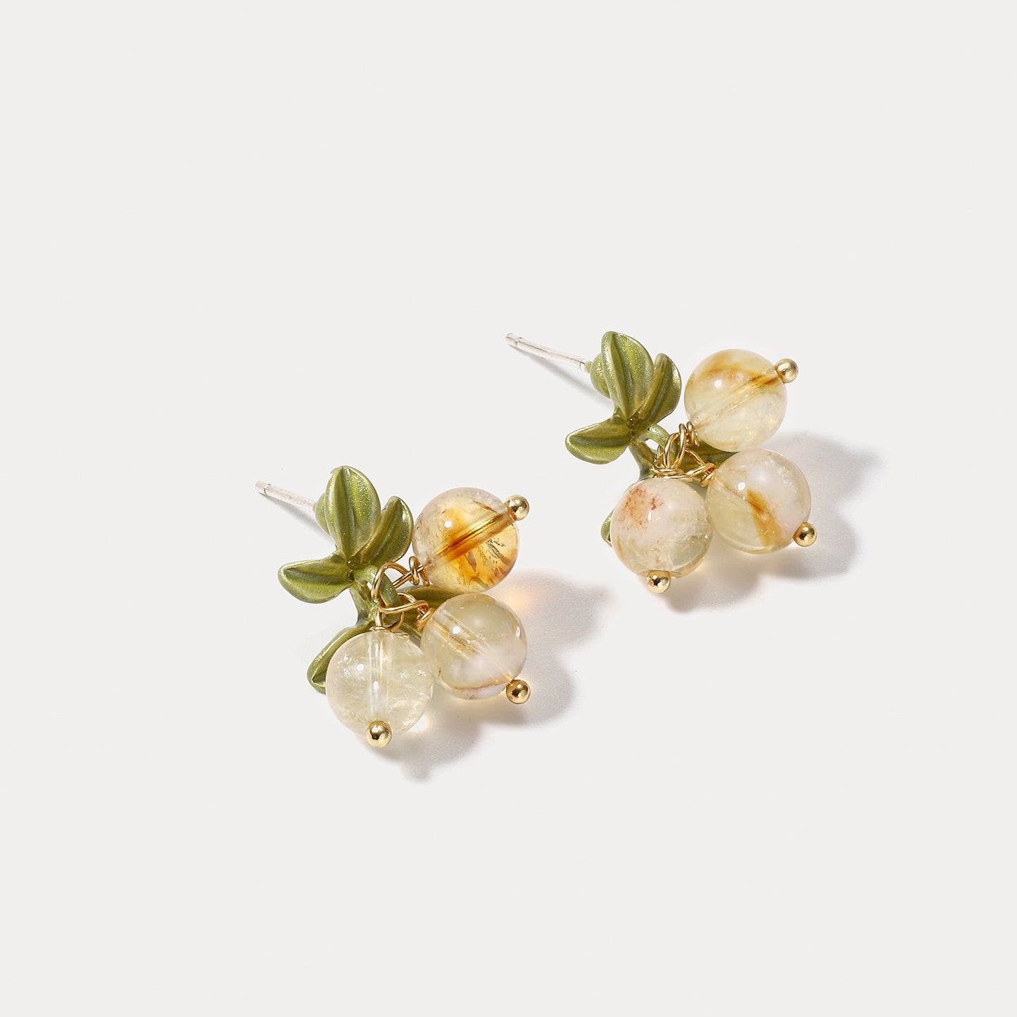 Leona - Gooseberry Stud Earrings