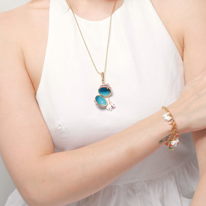 Briony - Zodiac Easter Egg Locket Necklace