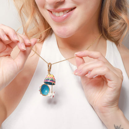 Briony - Zodiac Easter Egg Locket Necklace