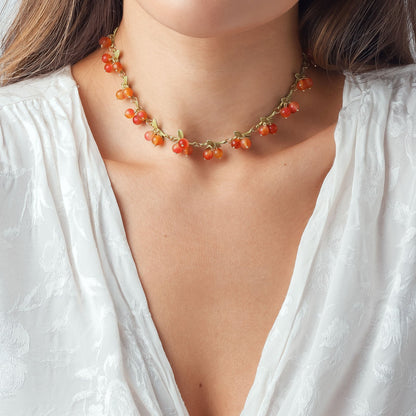 Aurora - Berry Cham Necklace