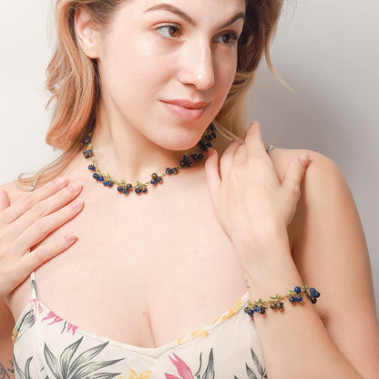 Hazel - Blueberry Chic Necklace