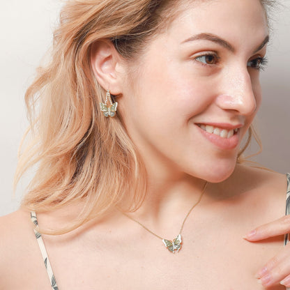Lana - Butterfly Diamond Earrings
