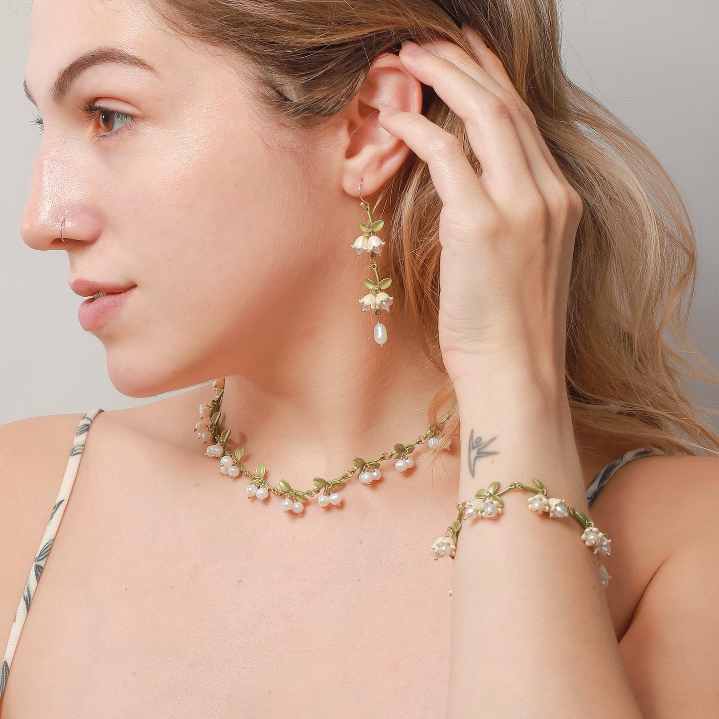Lucia - Lily Of The Valley Earrings