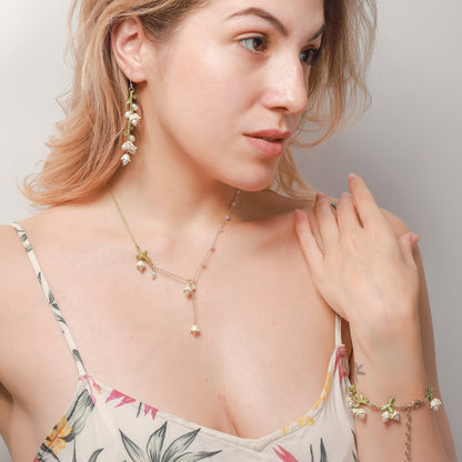 Pippa - Lily Of The Valley Beads Necklace