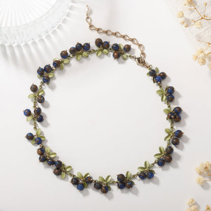 Hazel - Blueberry Chic Necklace