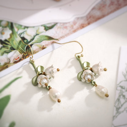 Eden - Lily Of The Valley Earrings & Bracelet