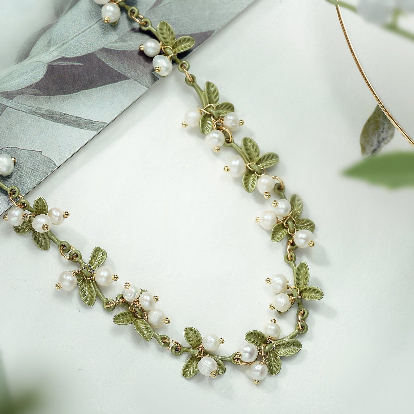 Andrea - Lily Of The Valley Necklace
