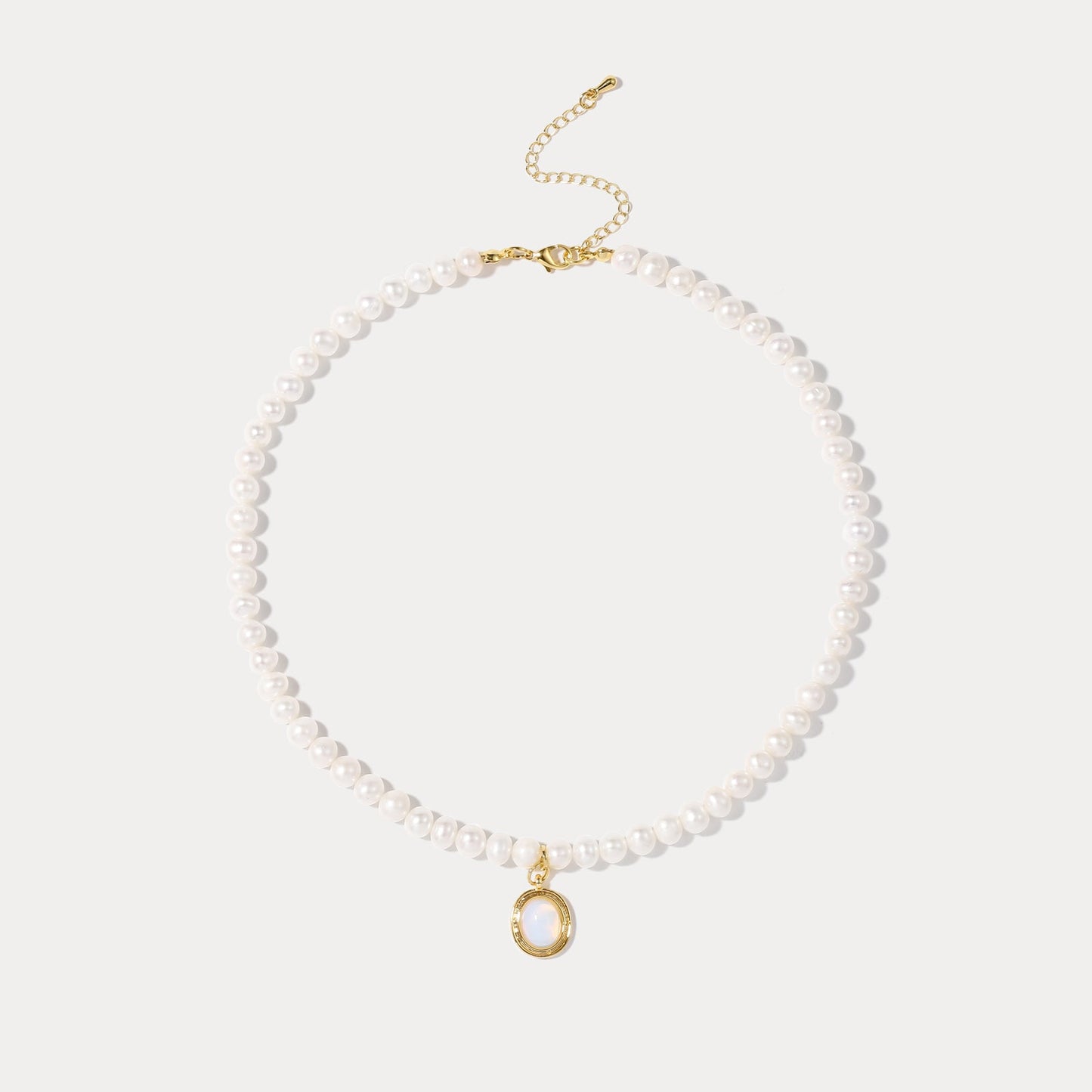 Colette - Moonstone Pearl Necklace