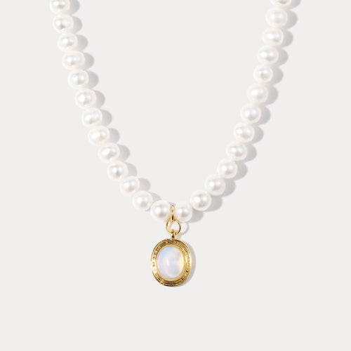 Colette - Moonstone Pearl Necklace