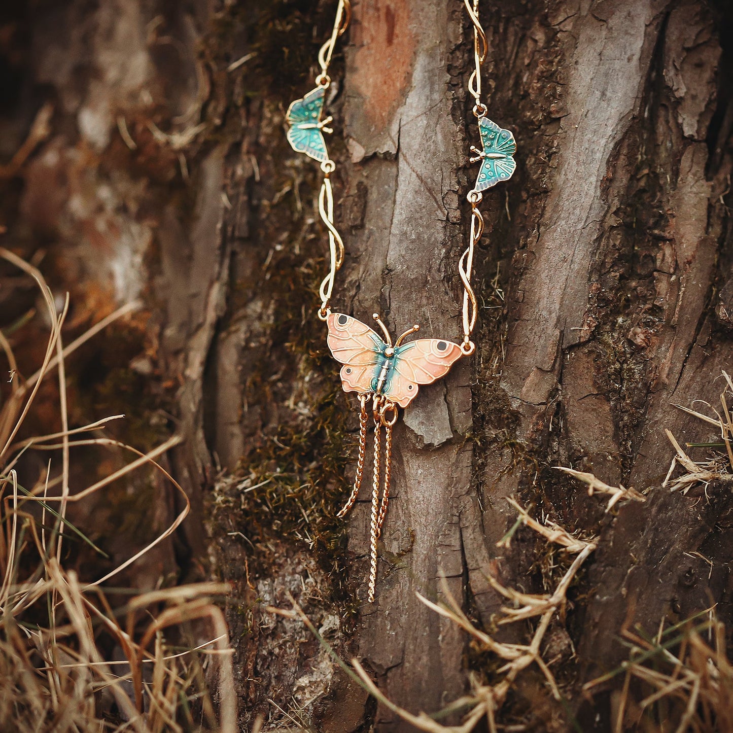 Elodie - Butterfly Pendant Necklace
