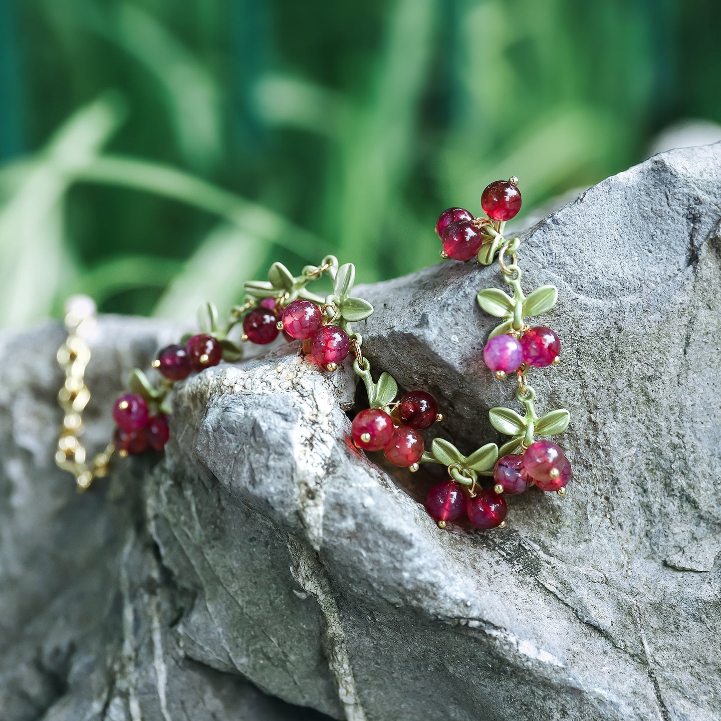 Liora - Cranberry Bracelet