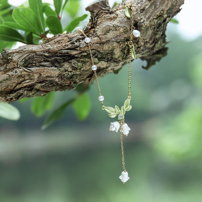 Paige - Lily Of The Valley Y-Necklace