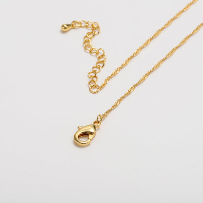 Iris - Rose Pendant Necklace