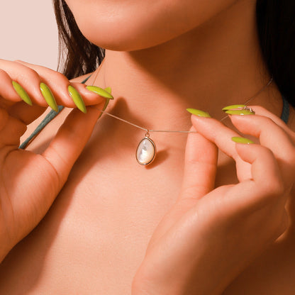 Myra - Opal Pendant Necklace