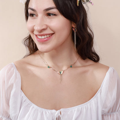 Elodie - Butterfly Pendant Necklace