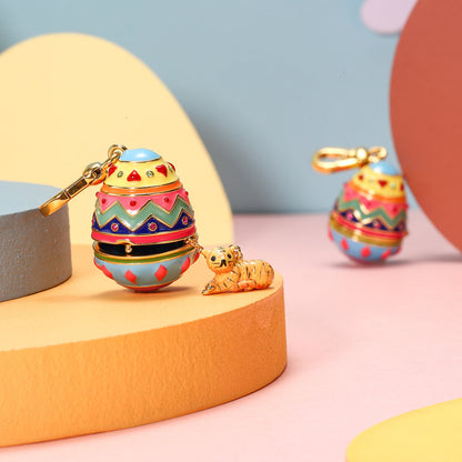 Briony - Zodiac Easter Egg Locket Necklace