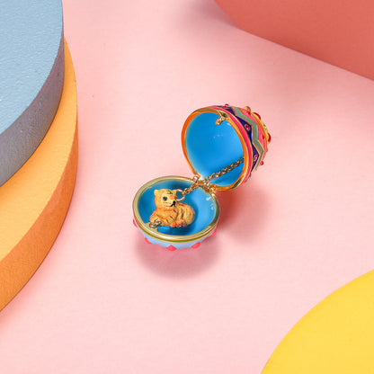 Briony - Zodiac Easter Egg Locket Necklace