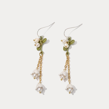 Pippa - Lily Of The Valley Tassel Earrings