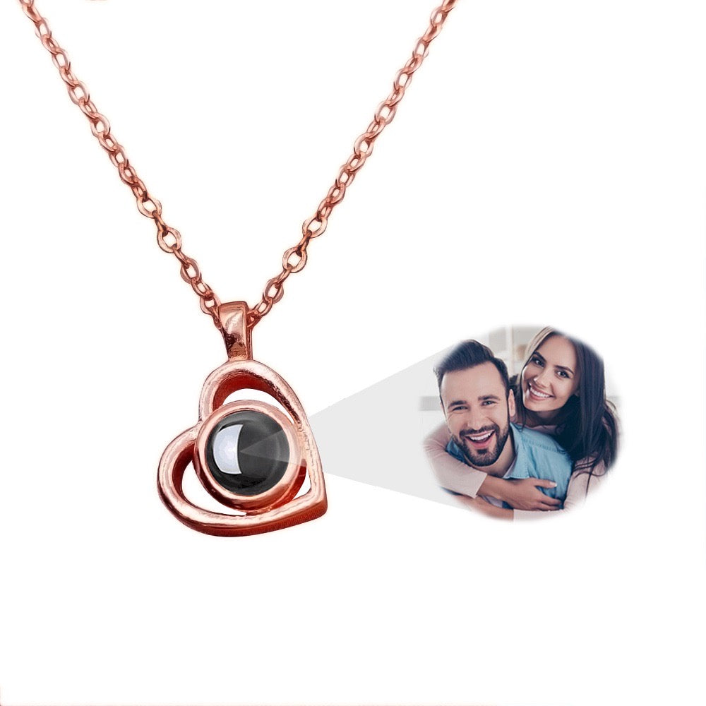 Mini Heart Projection Necklace