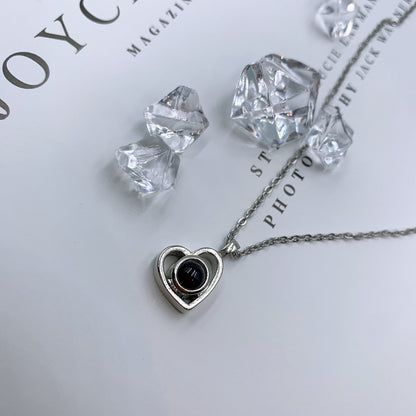 Mini Heart Projection Necklace