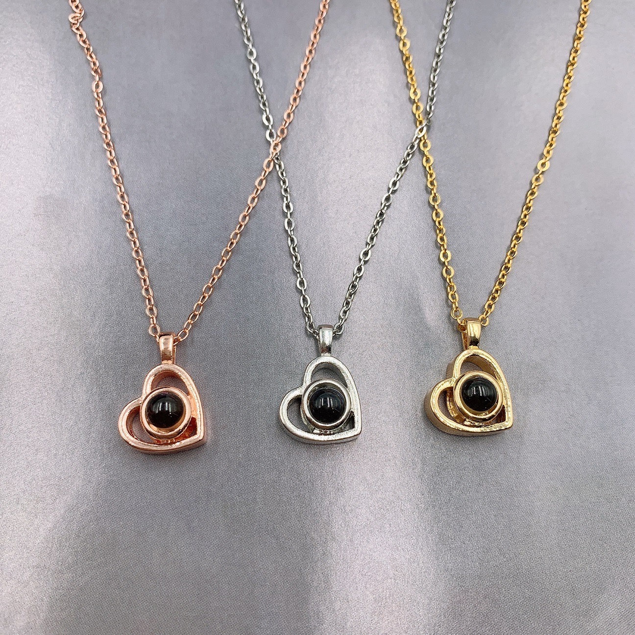 Mini Heart Projection Necklace