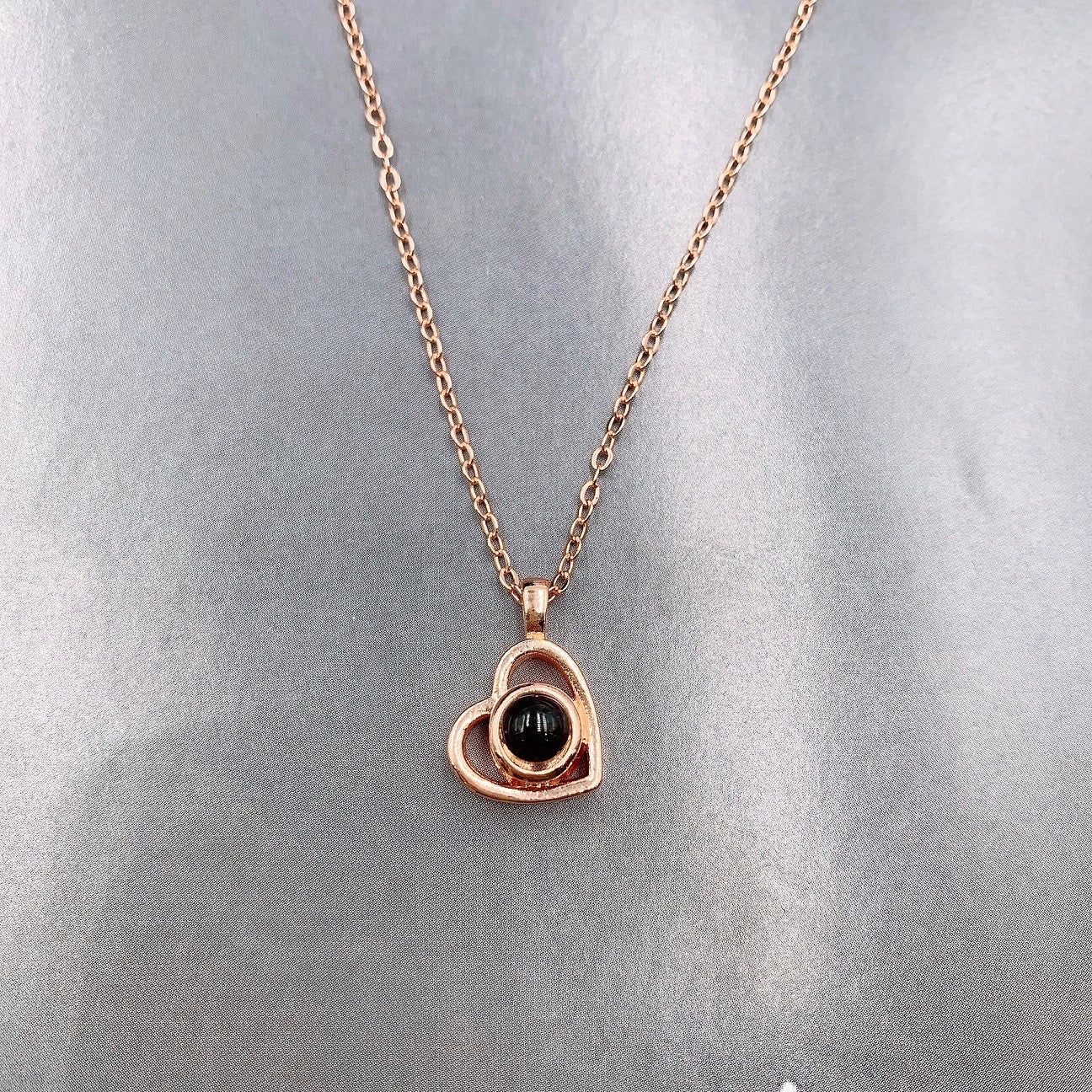 Mini Heart Projection Necklace