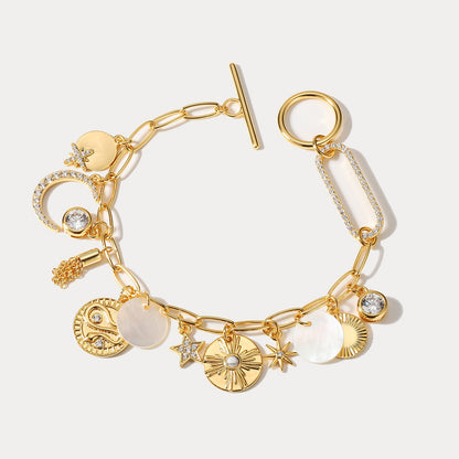 Josie - Moon and Star Chain Bracelet