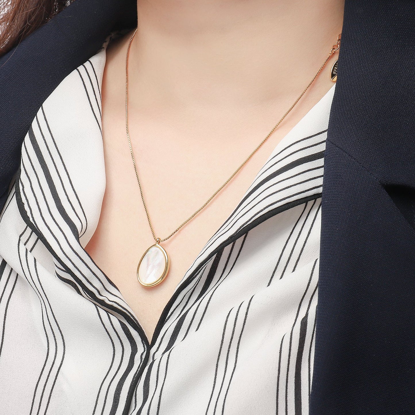 Myra - Opal Pendant Necklace