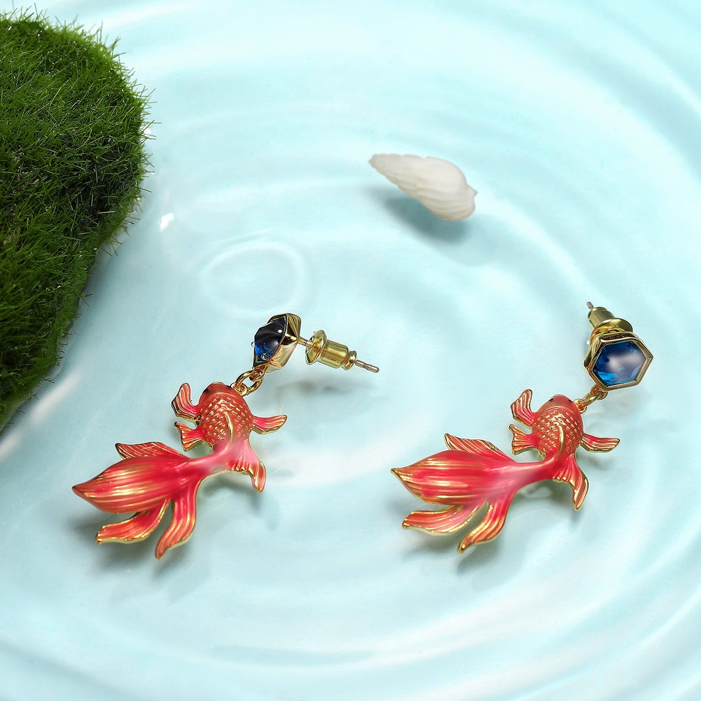 Lydia - Koi Dangle Earrings