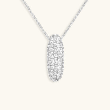 Esme - Bubble Initial Diamond Necklace