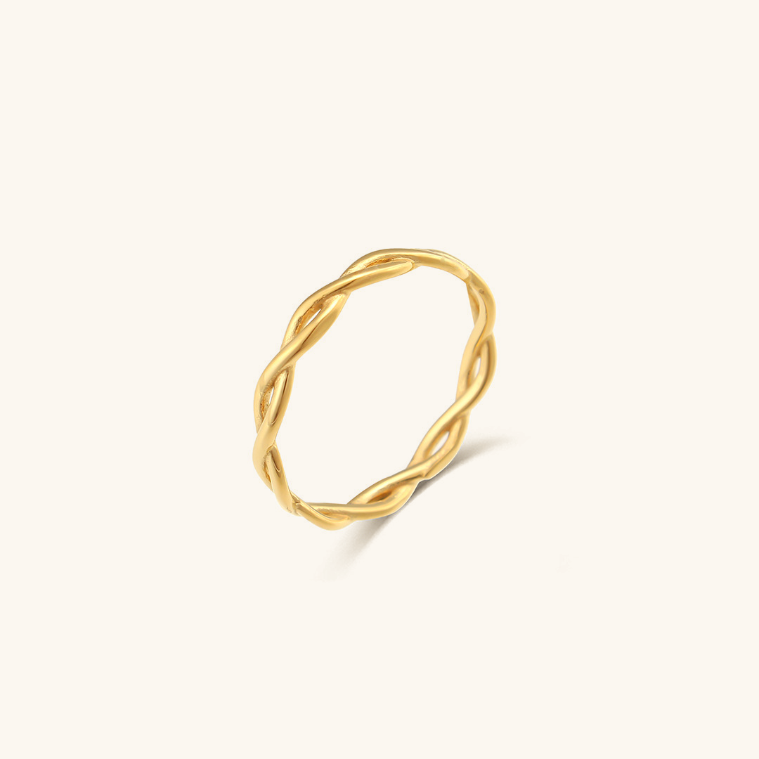 Gianna - Twisted Gold Ring