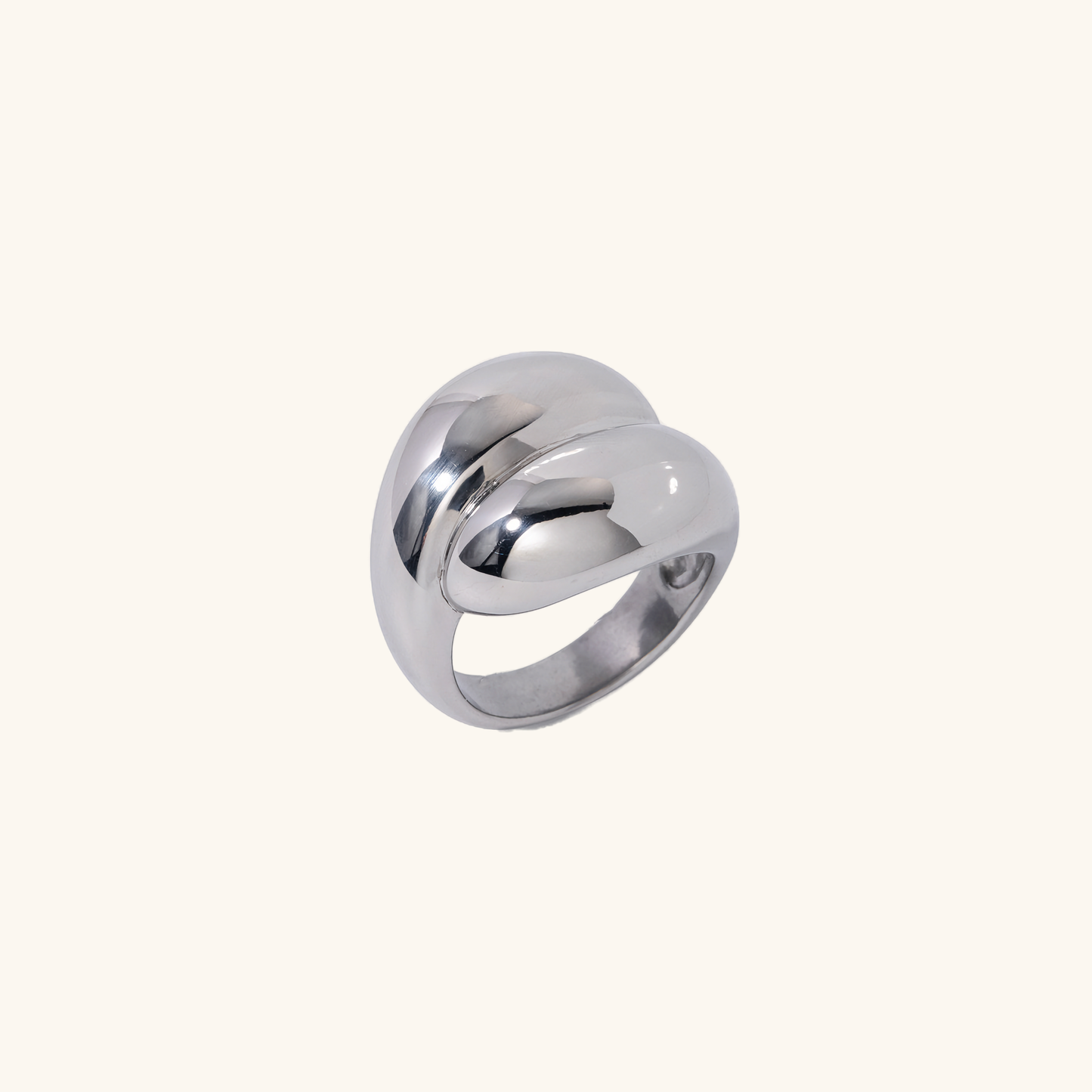 Fern - Round Drop Ring
