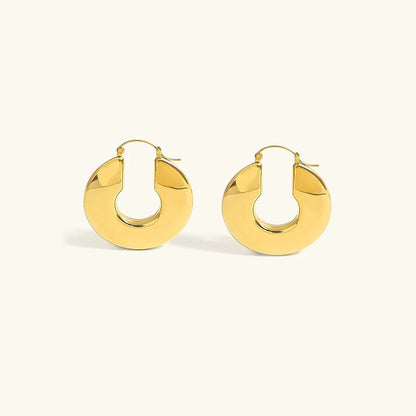 Nina - Chunky Hoop Earrings