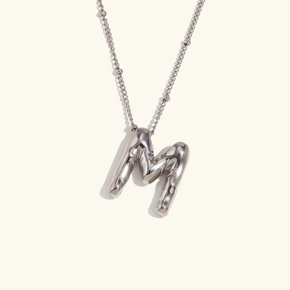 Arabella - Balloon Letter Initial Necklace