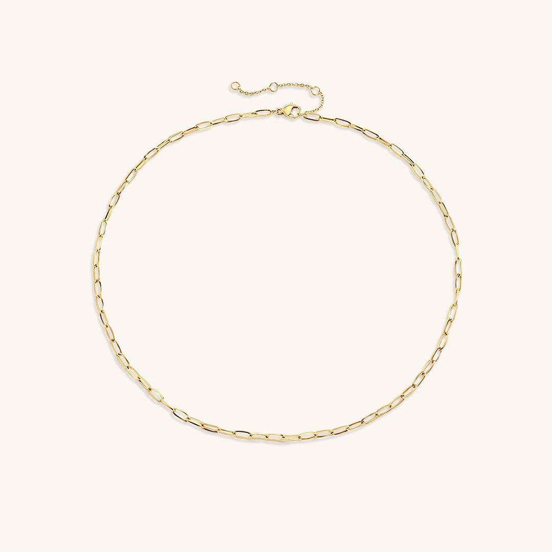 Leonie - Classic Paperclip Chain Necklace