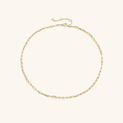 Leonie - Classic Paperclip Chain Necklace