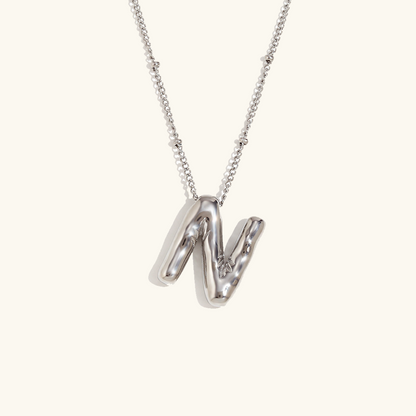 Arabella - Balloon Letter Initial Necklace