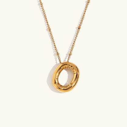Arabella - Balloon Letter Initial Necklace