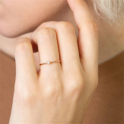 Briony - Birthstone Stacker Ring