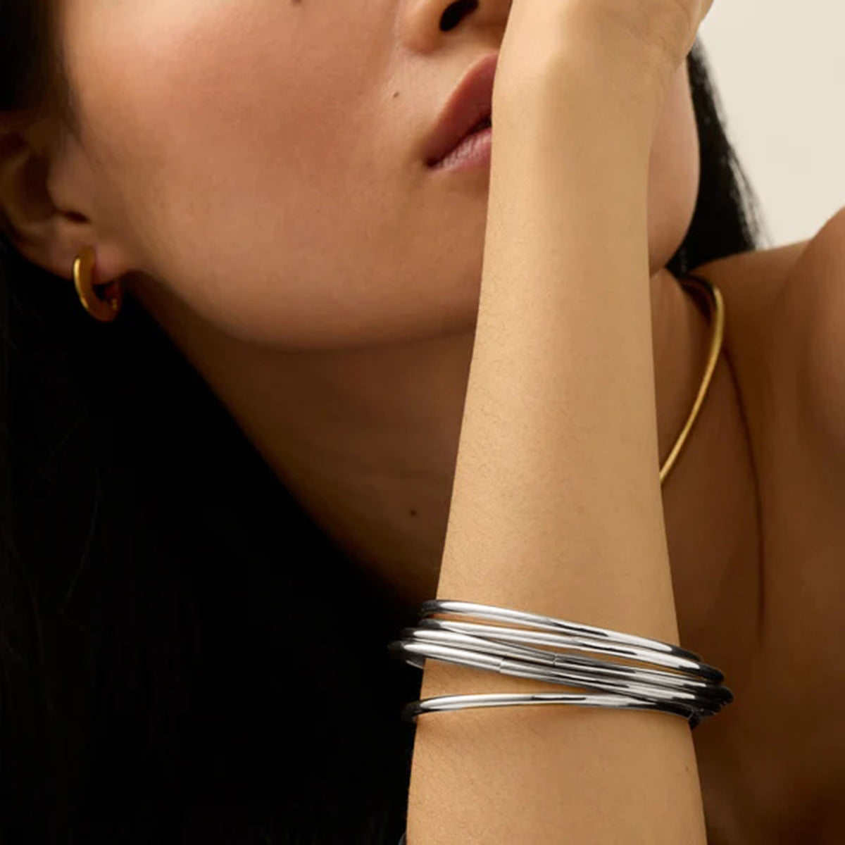 Ariana – Sleek Bangle Set