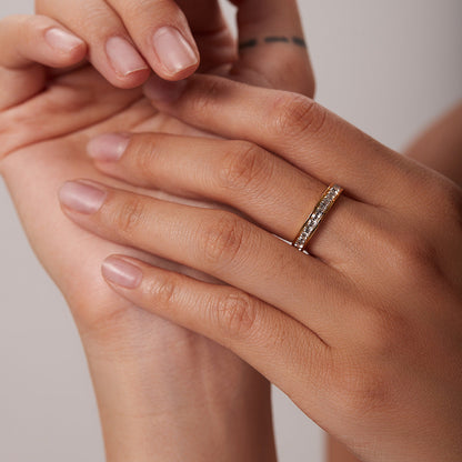 Alleria - Gold Diamond Ring