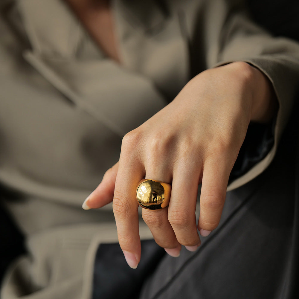 Aubrey - Glossy Dome Ring