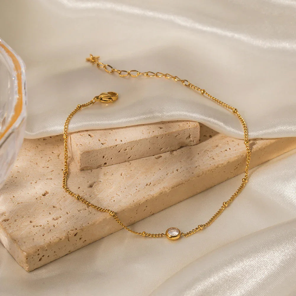 Melissa - Gold Chain Anklet
